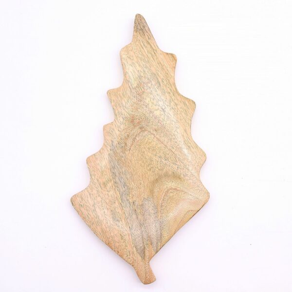 Lost in the Forrest -  Enamel Leaf Wooden Bowl - 33x17cm - Bild 2