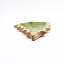 Lost in the Forrest -  Enamel Leaf Wooden Bowl - 33x17cm