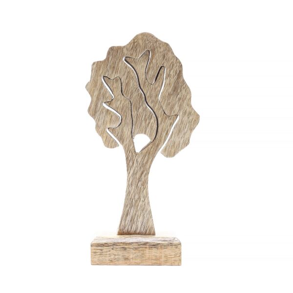 Lost in the Forrest -  Single Tree 3D Wooden Decoration - 20x10cm - Bild 3