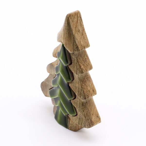 Lost in the Forrest - Small Tree in a Tree Wooden Decoration - 15x10cm - Bild 12