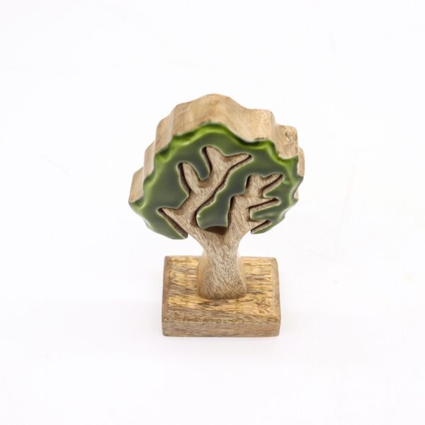 Lost in the Forrest -  Single Tree 3D Wooden Decoration - 20x10cm - Bild 2