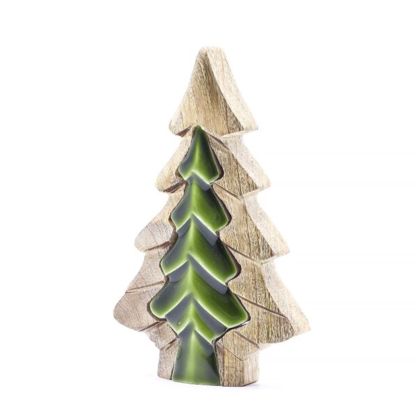 Lost in the Forrest - Small Tree in a Tree Wooden Decoration - 15x10cm - Bild 2