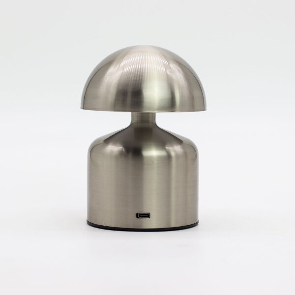 Touch Lamp - Dome Mushroom Silver - USB (C) - Rechargable  (400 Watt) - Bild 2
