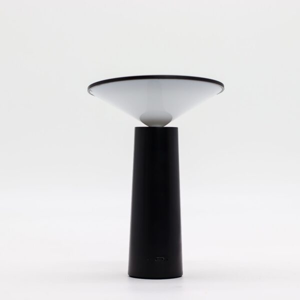 Touch Lamp - Black Mushroom- adjustable - pattern light USB (C) - Rechargable  (2000 Watt) - Bild 2