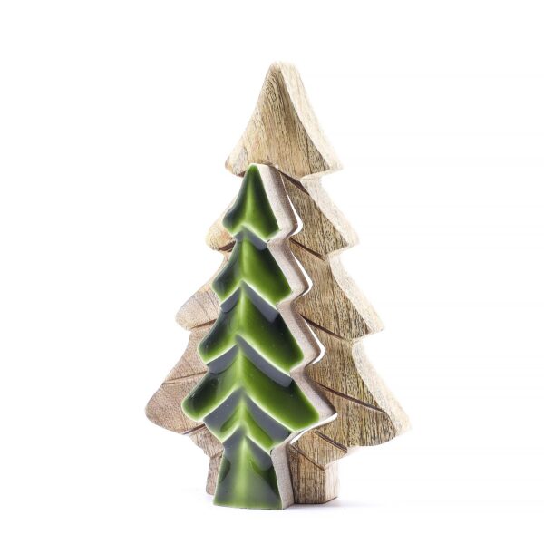 Lost in the Forrest - Small Tree in a Tree Wooden Decoration - 15x10cm - Bild 4