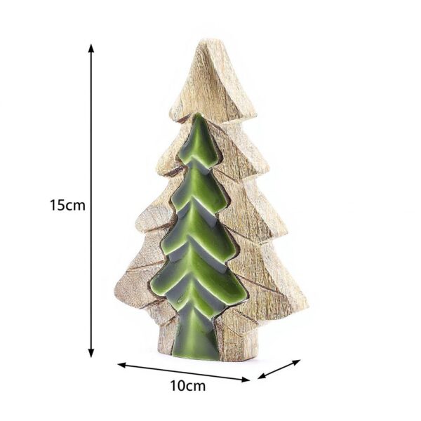 Lost in the Forrest - Small Tree in a Tree Wooden Decoration - 15x10cm - Bild 7