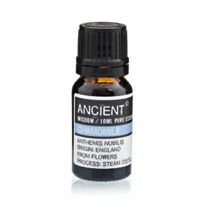 Flaska med 10 ml eterisk olja av romersk kamomill