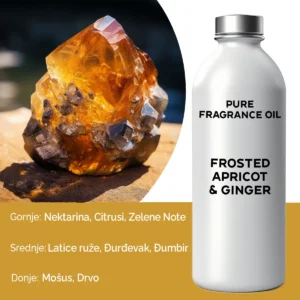 500 ml ren doftolja Frostad aprikos och ingefära - produktbild 3