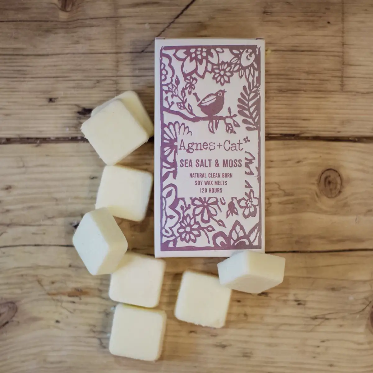 A&C Naturliga Sojavax Doftwax Melt 8-pack Havssalt och Moss - produktbild 3