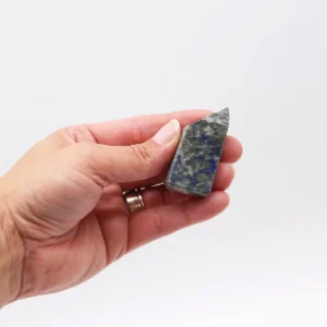 Ädelstensspets afghansk lapis lazuli cirka 6 cm (0,5 kg) - produktbild 2