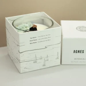 Agnes + Cat Botaniskt Sojavaxljus Seasalt & Moss - produktbild 4