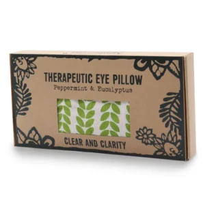 Förpackning med Agnes + Cat Eye-kudde Clear & Clarity med pepparmynta och eucalyptus