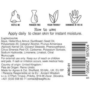 Agnes + Cat Hand- och kroppskräm Clementine 300 ml - produktbild 3