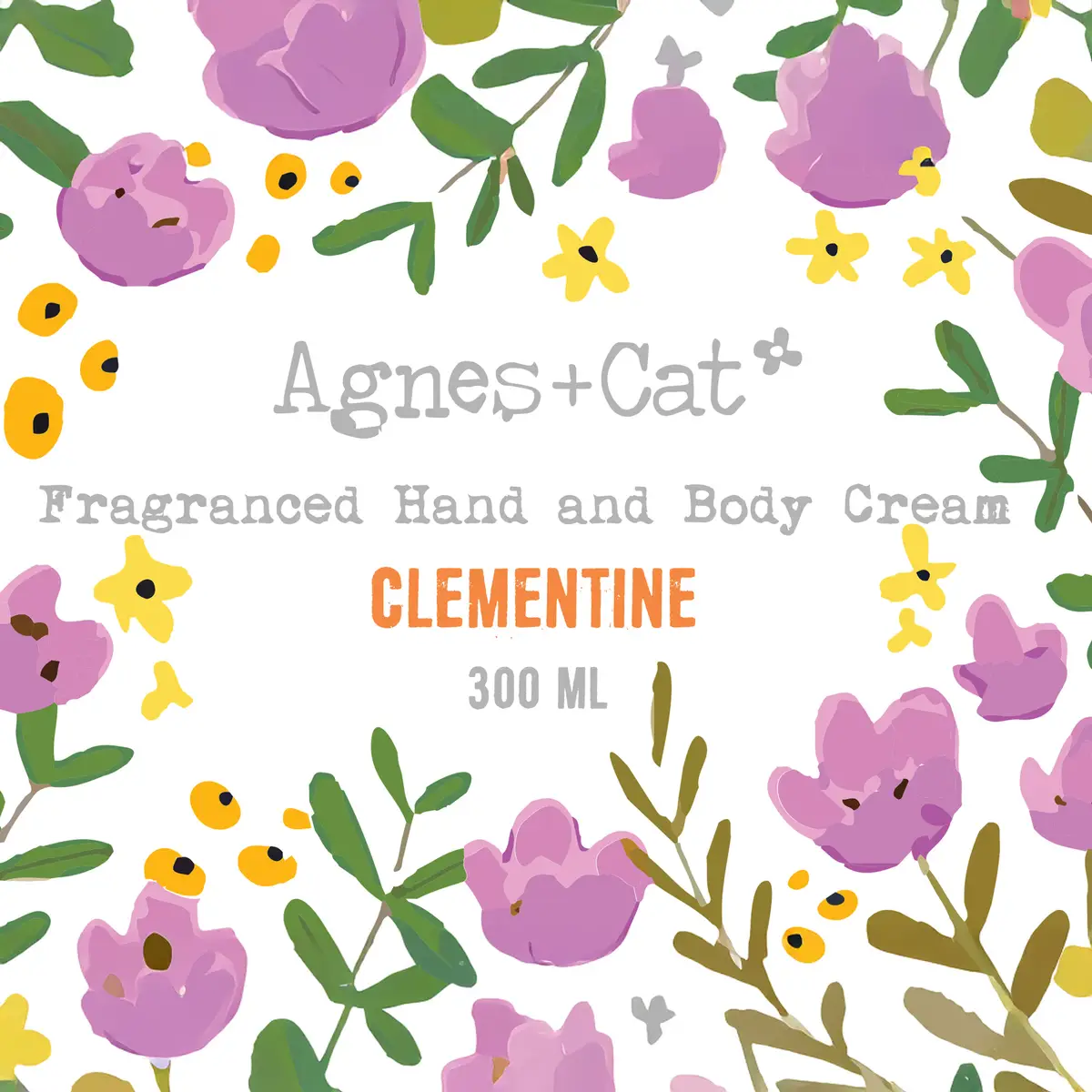 Agnes + Cat Hand- och kroppskräm Clementine 300 ml - produktbild 4