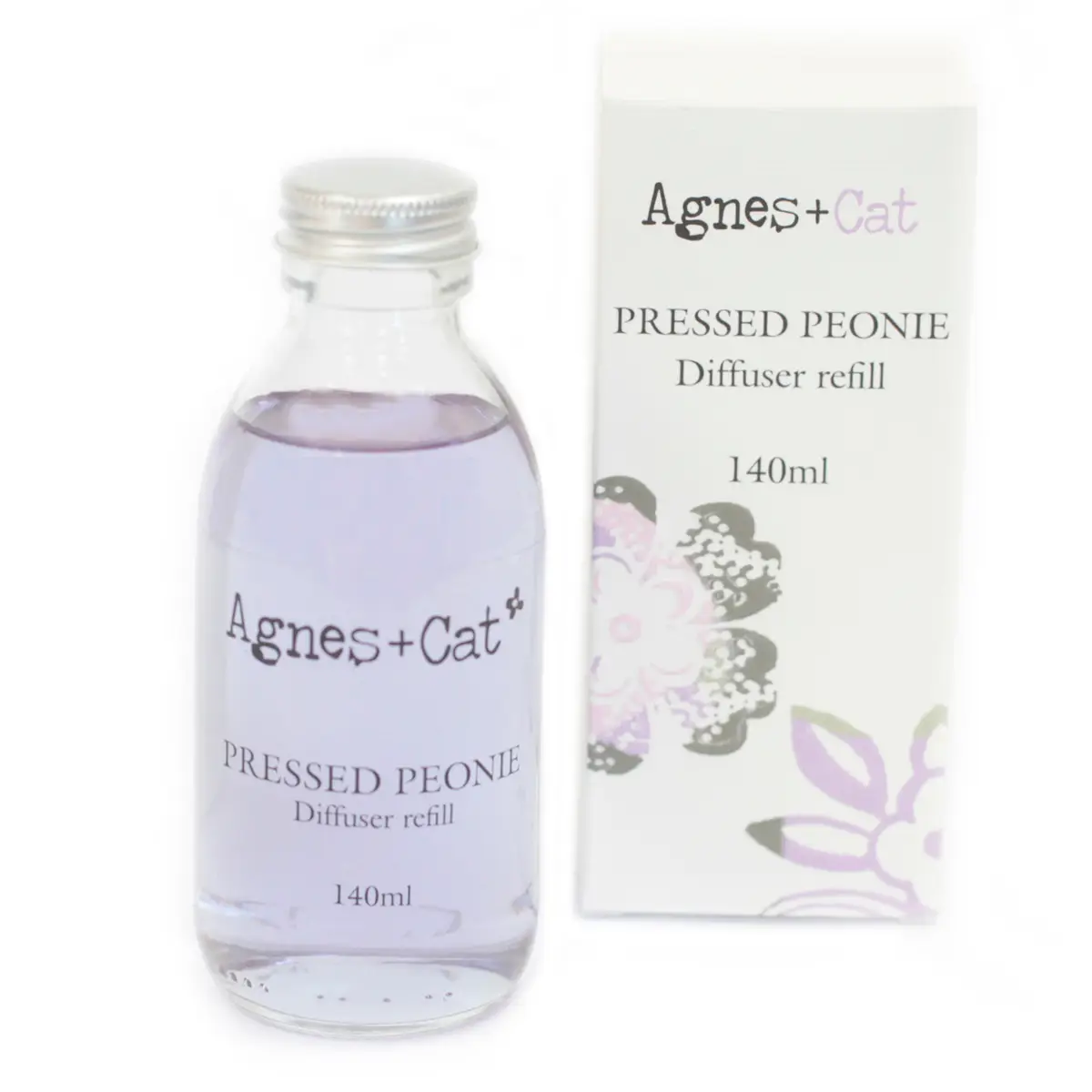 Agnes + Cat påfyllning till doftpinne 140 ml Pressade pioner - produktbild 5