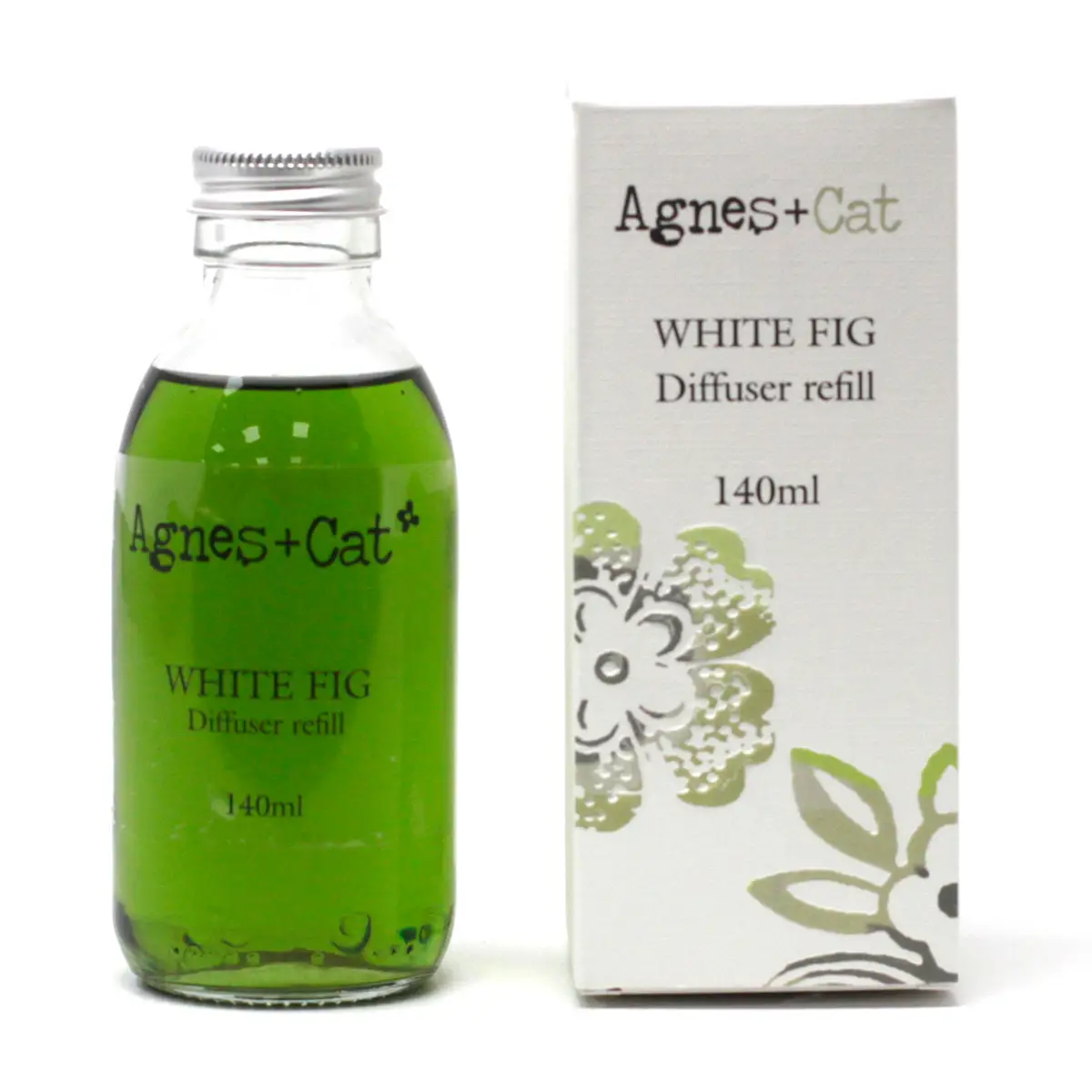 Agnes + Cat påfyllning till doftpinne 140 ml White Fig - produktbild 2