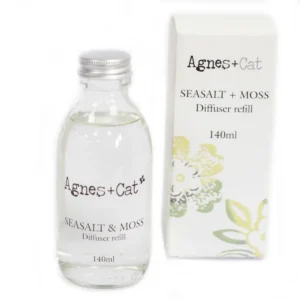 Agnes + Cat påfyllning till doftspridare 140 ml Seasalt och Moss - produktbild 2