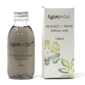 Agnes + Cat påfyllning till doftspridare 140 ml Seasalt och Moss - produktbild 3