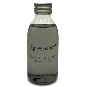 Agnes + Cat påfyllning till doftspridare 140 ml Seasalt och Moss - produktbild 4