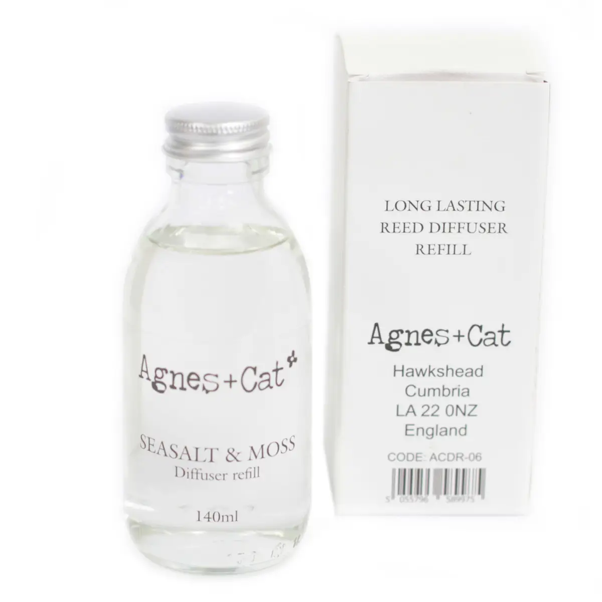 Agnes + Cat påfyllning till doftspridare 140 ml Seasalt och Moss - produktbild 6