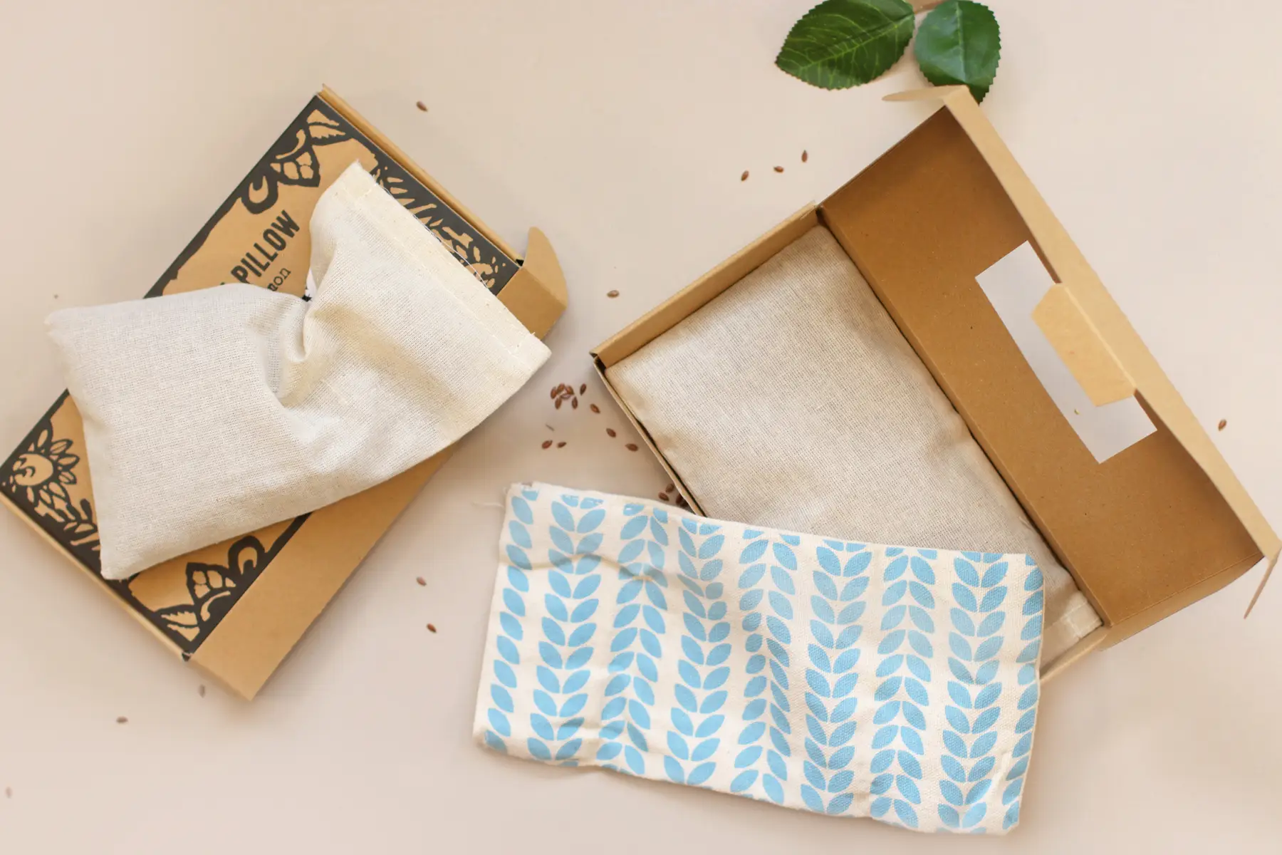 Agnes + Cat terapeutisk ögonkudde med kamomill och kornmynte - produktbild 2