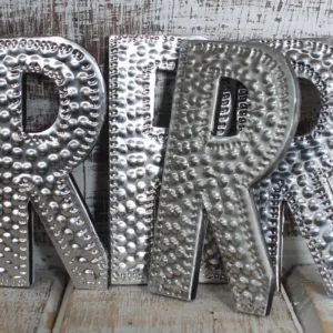 Aluminiumdekoration Bokstav R - produktbild 2