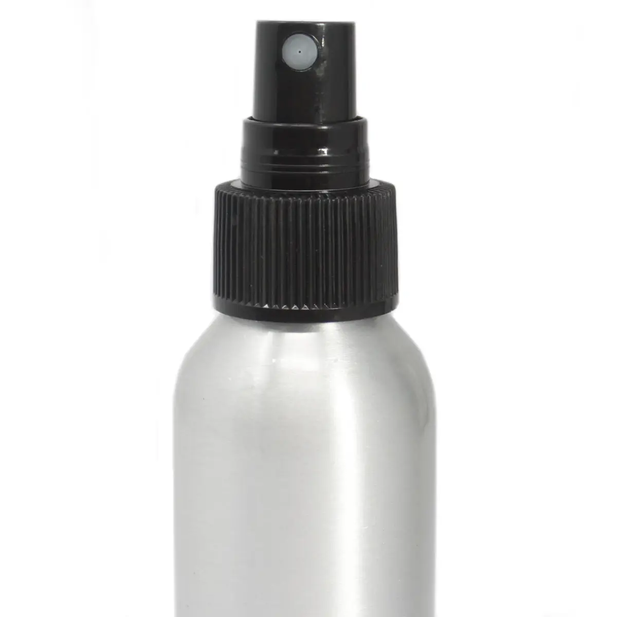 Aluminiumflaska med svart spraypump 100 ml - produktbild 2