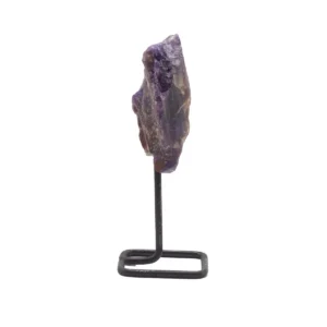 Ametist mineralprov på metallställning - produktbild 7