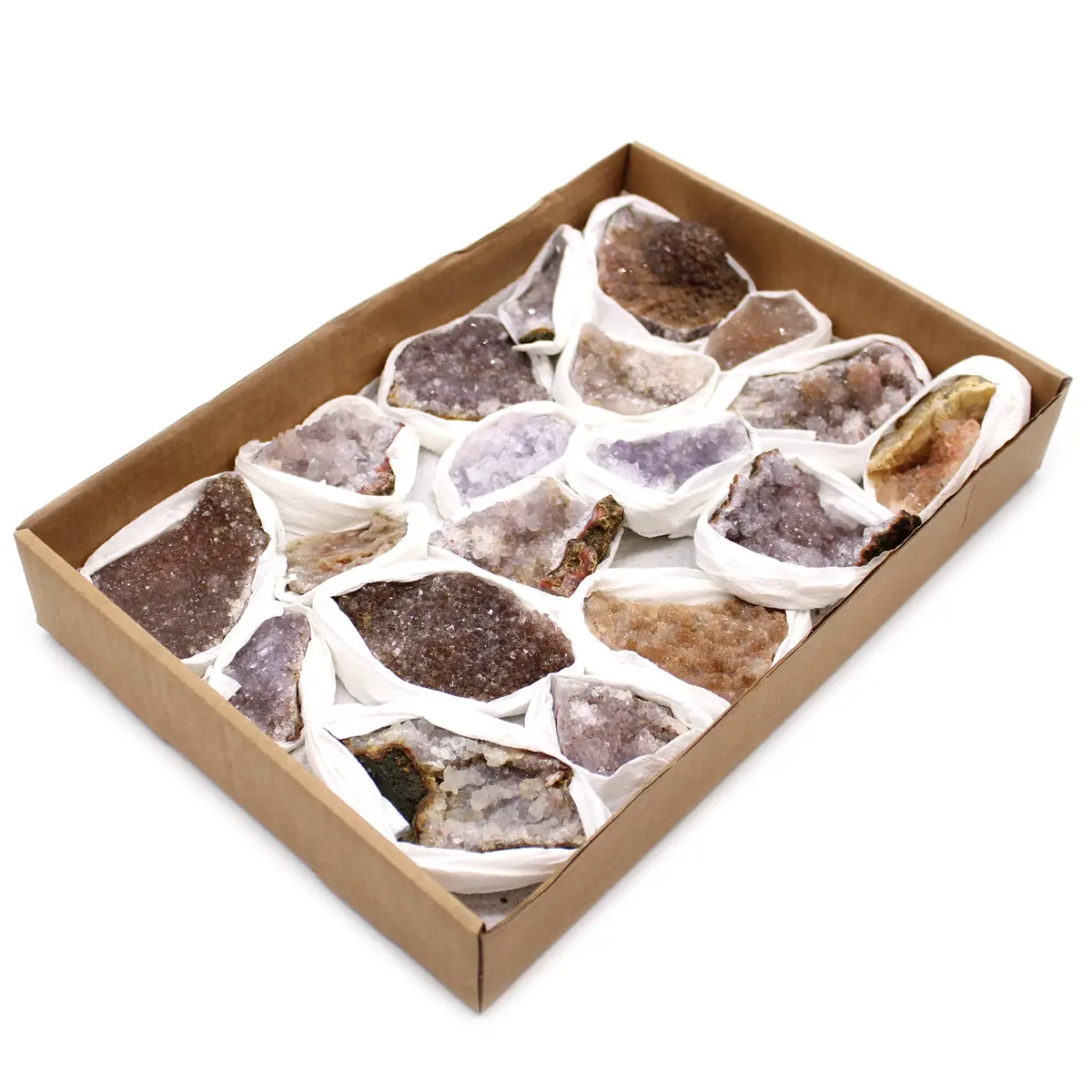 Ametist mineralprover, cirka 20 stycken - produktbild 7