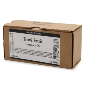 Förpackning med Ancient Wisdom doftolja kiwi 10 ml i kartong
