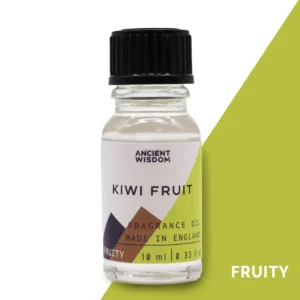 Glasflaska med Ancient Wisdom doftolja med kiwidoft 10 ml