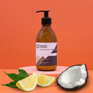 Ancient Wisdom hand- och kroppslotion kokos och citron 300 ml - produktbild 2