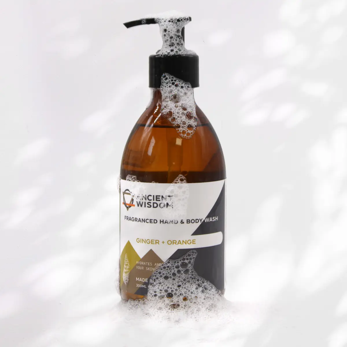 Ancient Wisdom Mango och Lime Hand- och Kroppstvål 300 ml - produktbild 2