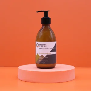 Ancient Wisdom Parfymerad Hand- och Kroppslotion Ginger & Orange 300 ml - produktbild 3