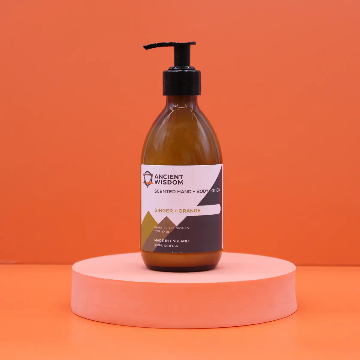 Ancient Wisdom Parfymerad Hand- och Kroppslotion Ginger & Orange 300 ml - produktbild 3