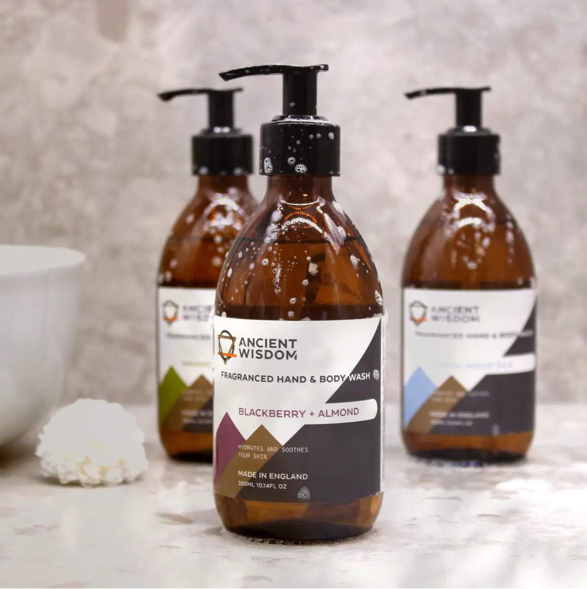Ancient Wisdom Parfymerad Hand- och Kroppstvål Kokos och Citron 300 ml - produktbild 2