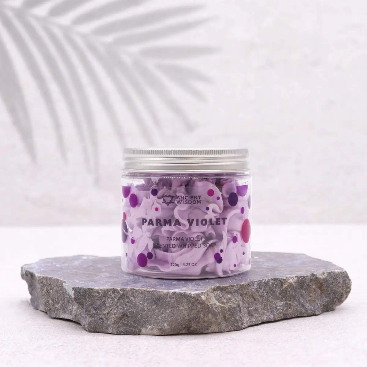 Ancient Wisdom Parma Violet Vispad Tvål 120 g - produktbild 3