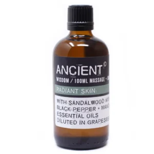Ancient Wisdom Sandelträ Glow Massageolja 100 ml - produktbild 2