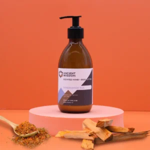 Ancient Wisdom Sandelträ Silkeslotion för händer och kropp 300 ml - produktbild 2