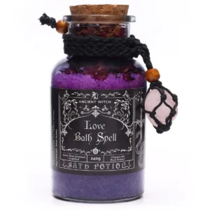 Ancient Witch badpotion för kärlek med rosenkvartsamulett - produktbild 2