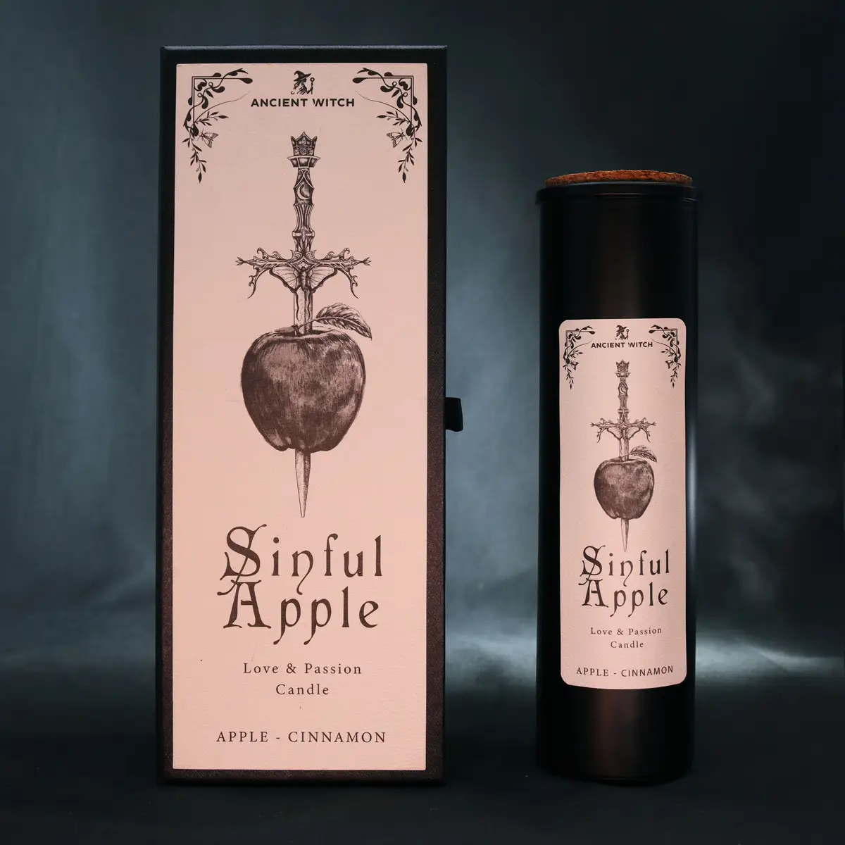 Ancient Witch Forntida häxritualljus med äpple och kanel doft - produktbild 2