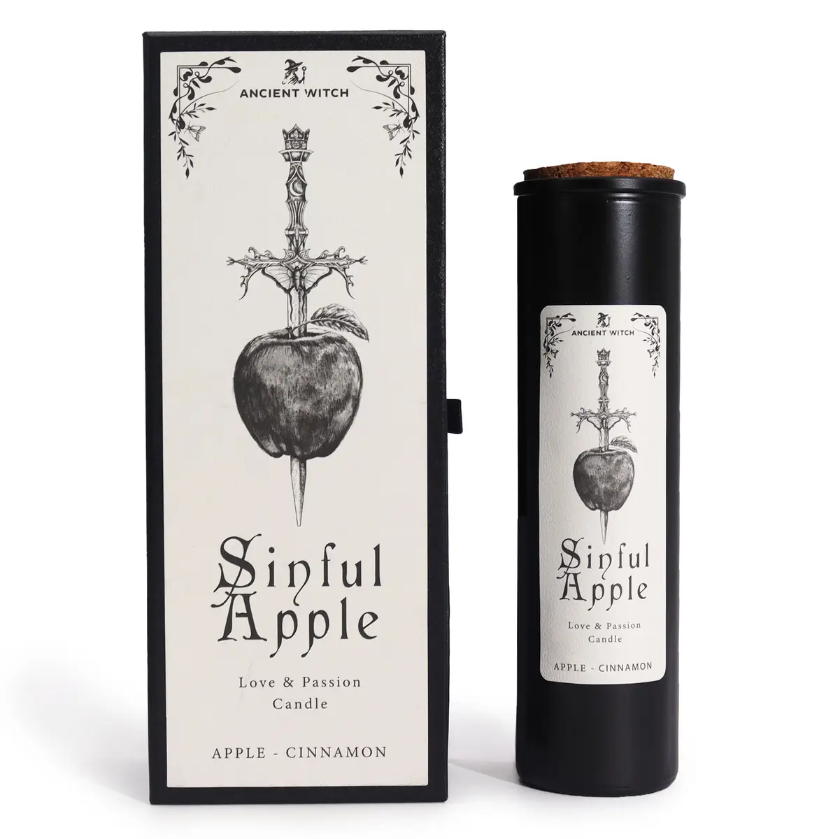 Ancient Witch Forntida häxritualljus med äpple och kanel doft - produktbild 6