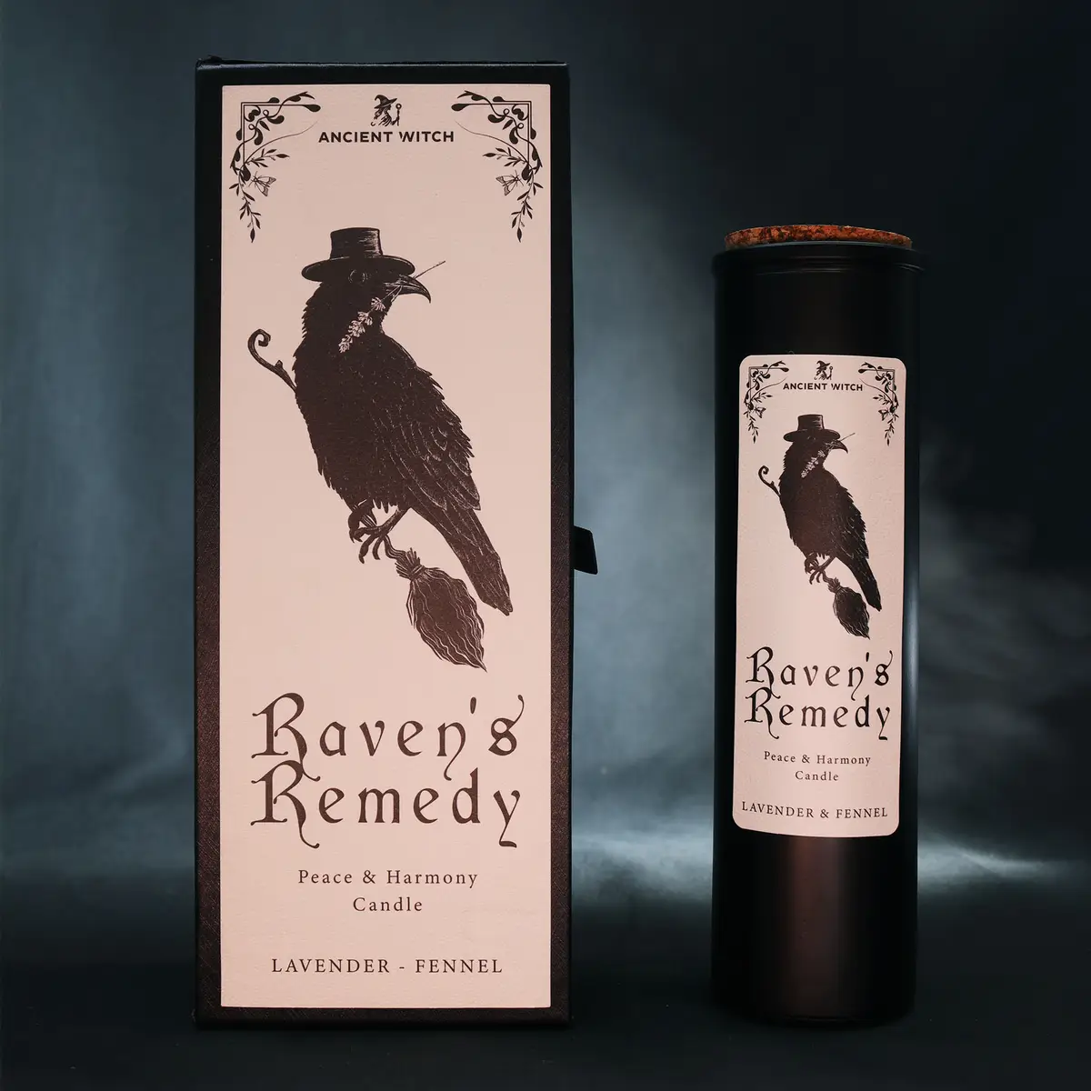 Ancient Witch renande sojavaxljus Ravens' Remedy med lavendel och fänkål - produktbild 2
