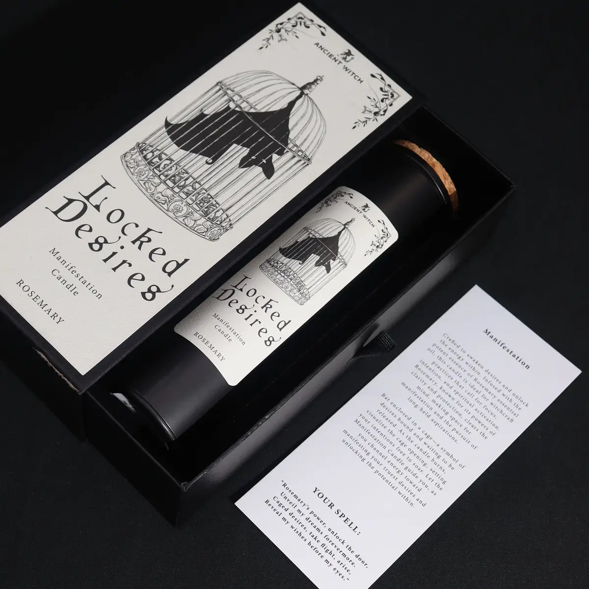 Ancient Witch reningsljus med rosmarindoft - produktbild 4
