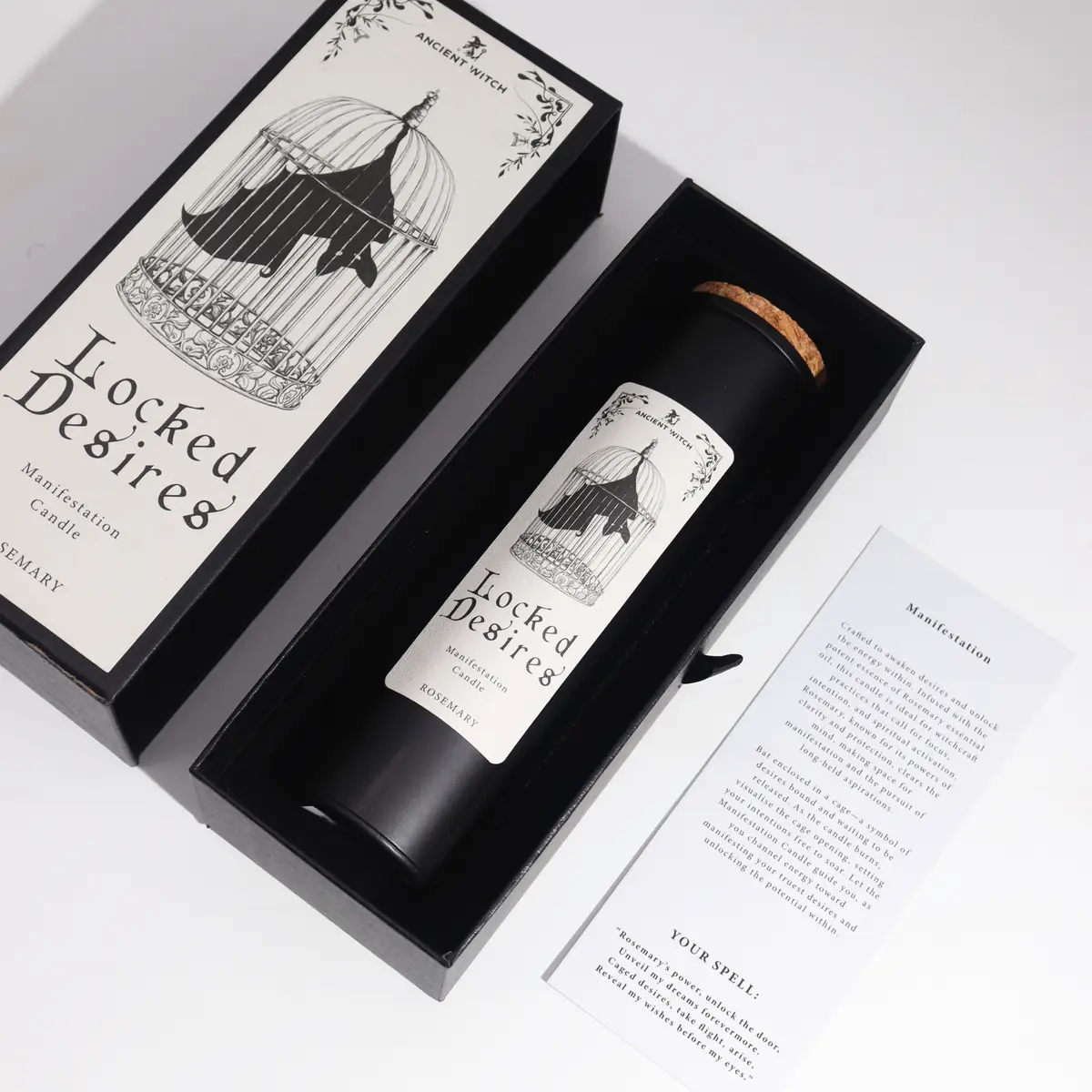 Ancient Witch reningsljus med rosmarindoft - produktbild 5