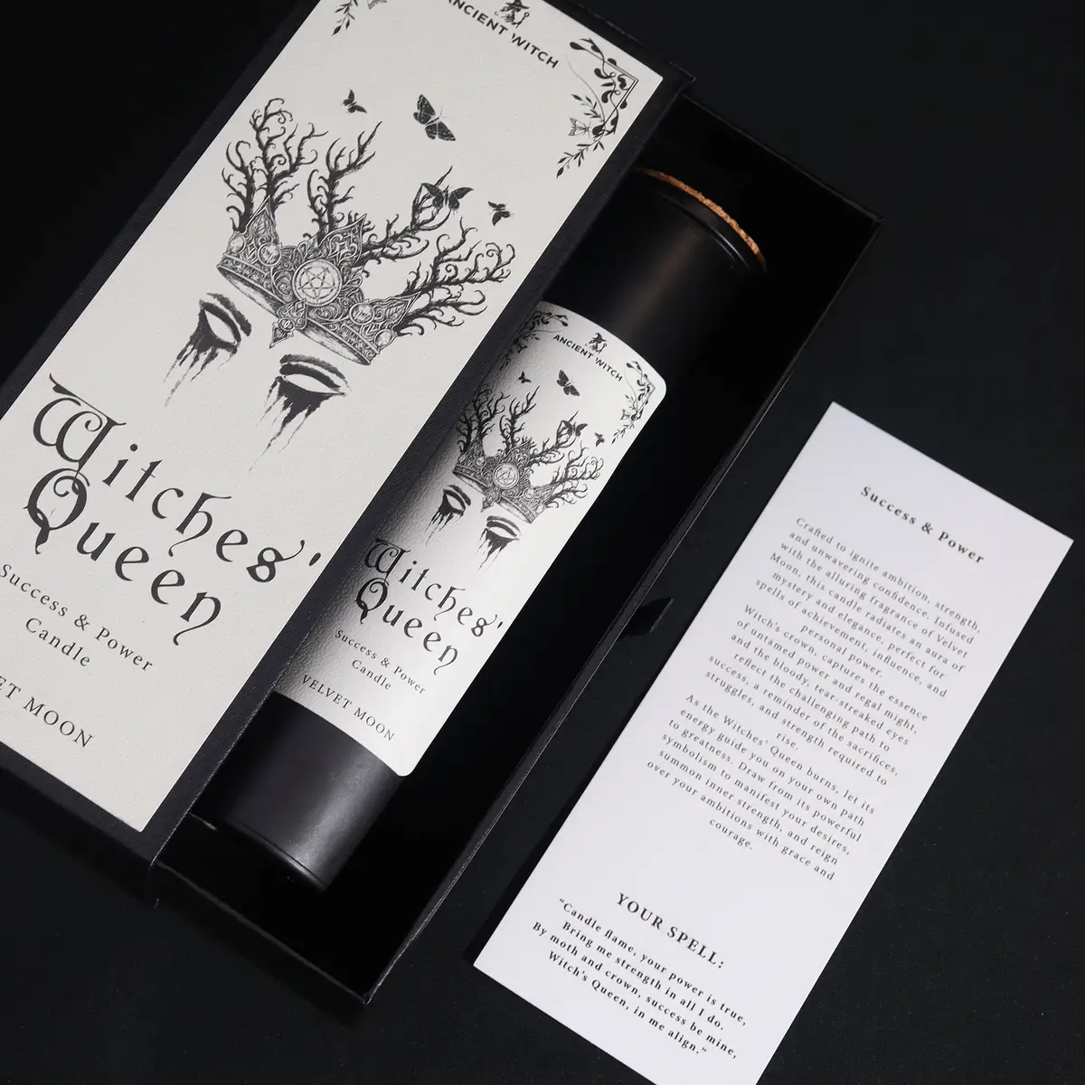 Ancient Witch Sojavaxljus Witches' Queen för kraft och framgång - produktbild 3