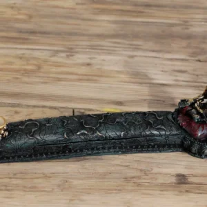 Antik Buddha rökelsebrännare med låda - produktbild 4