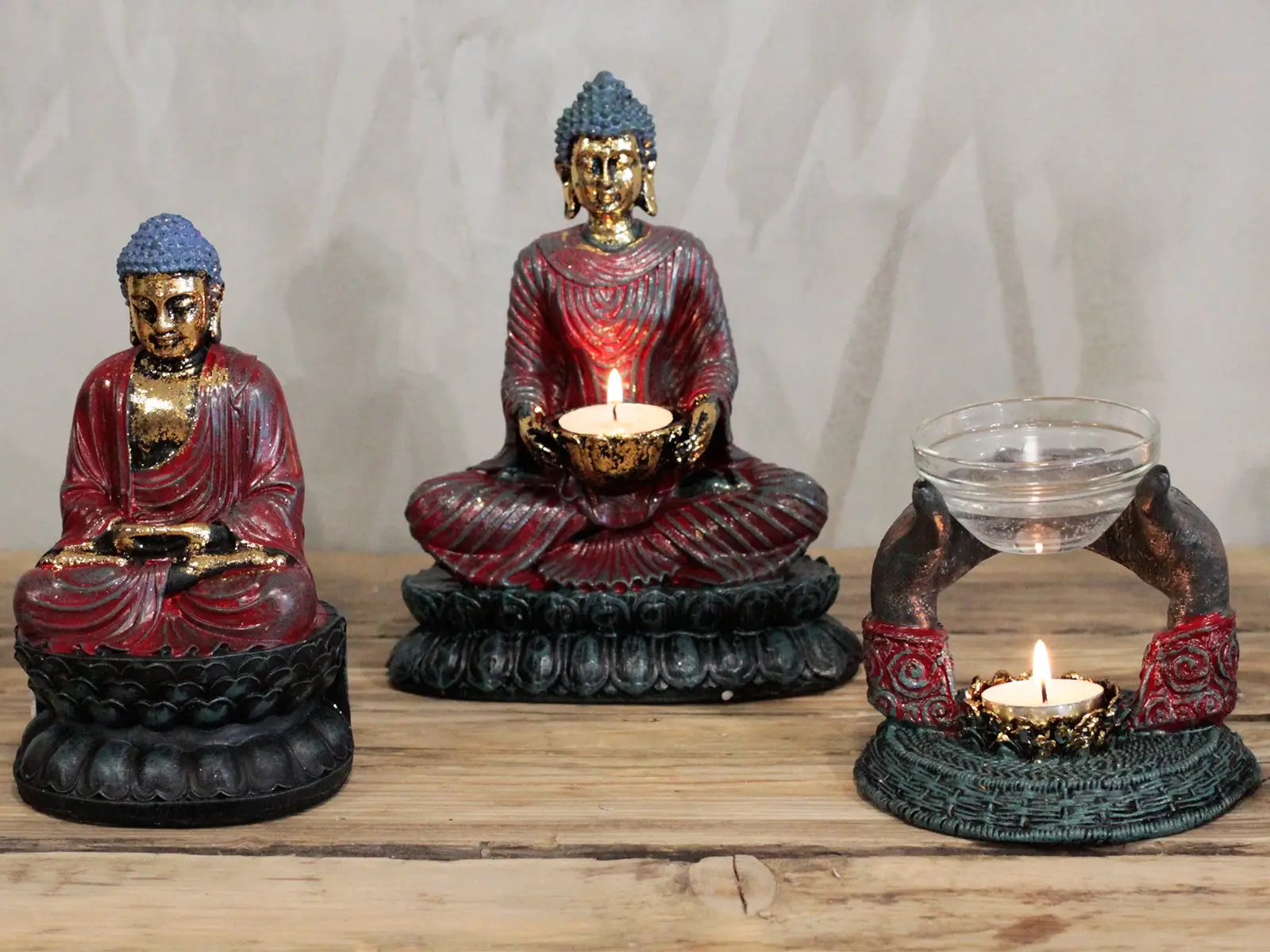 Antik Buddha-staty i klassisk stil - produktbild 3