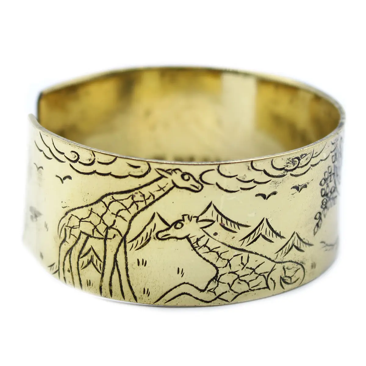 Armband i mässing med tibetansk mantra och livets träd - produktbild 4