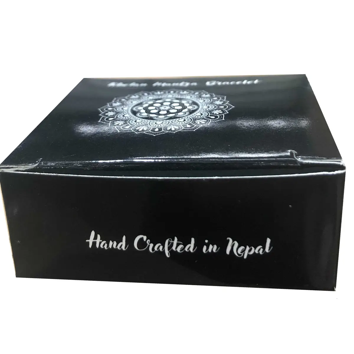 Armband i mässing med tibetanska Buddha-motiv - produktbild 3